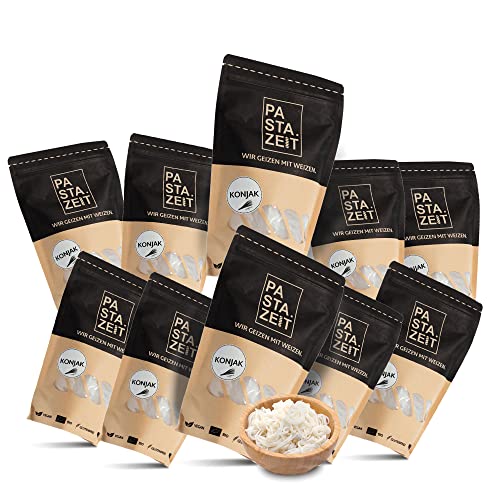 PASTAZEIT Bio Konjak Nudeln Spagehtti - No Carb Nudeln kohlenhydratfrei - kalorienarme Pasta - Ideale Diätnudeln & Lowcarb Nudeln ohne Kohlenhydrate - Shirataki Nudeln - vegan, glutenfrei PASTAZEIT Bio Konjak Nudeln Spagehtti - No Carb Nudeln kohlenhydratfrei - kalorienarme Pasta - Ideale Diätnudeln & Lowcarb Nudeln ohne Kohlenhydrate - Shirataki Nudeln - vegan, glutenfrei