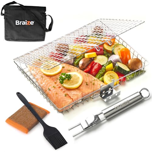 Stainless Steel Large Grill Basket