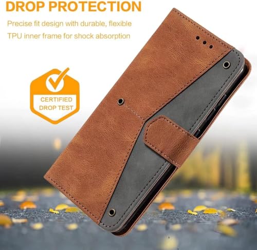 Image of GoldKart Flip Back Cover Case for OnePlus Nord 4 5G| Dual-Color Leather Finish Flip Cover | Inbuilt Stand & Pockets | Flip Cover for OnePlus Nord 4 5G(Faux Leather, Brown)