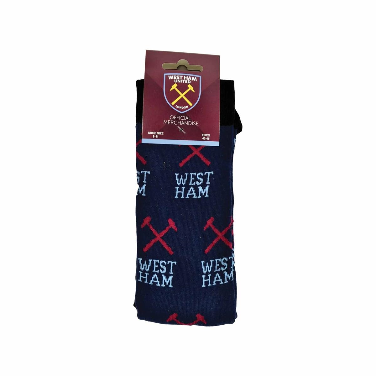 West Ham United FC Socks - Fits UK Size 4 - 6.5, Socks, Sports, Gift