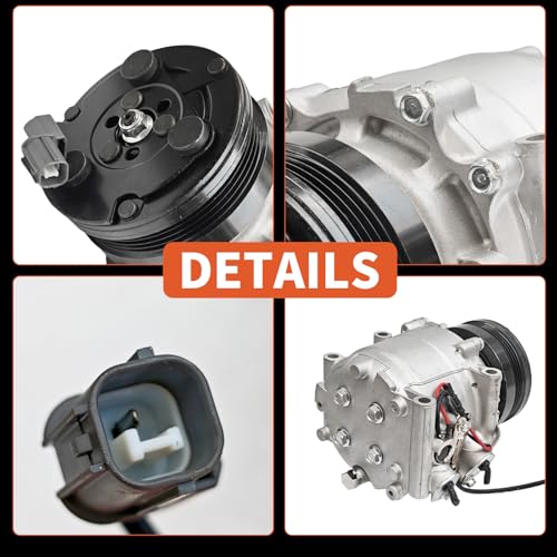 Image of AC Compressor with Clutch Fit for Honda Civic 1994‑2000,CO3057AC