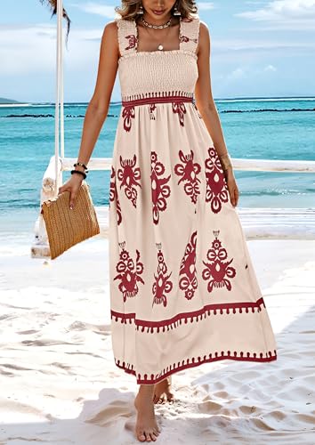 Image of PRETTYGARDEN Women's Sleveless Boho Maxi Dress