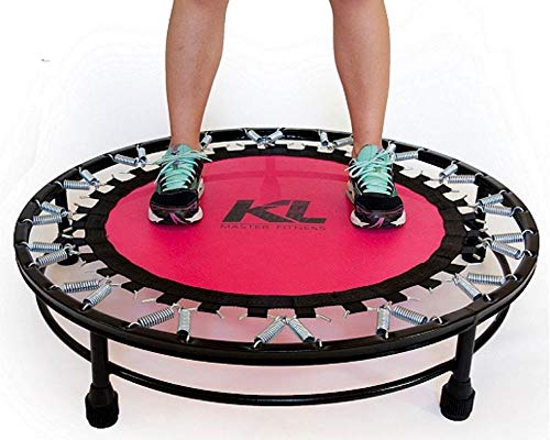 Mini Cama Elástica Rosa Jump 150 Kg + Capa Protetora + Dvd
