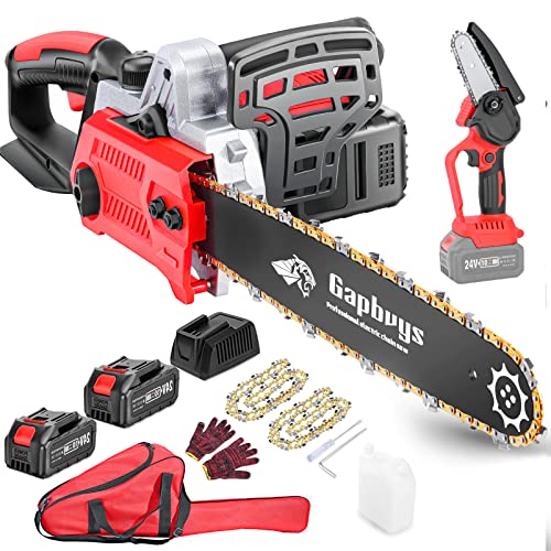 Electric Chainsaw with 2x24V Battery Powered, Nepal Ubuy