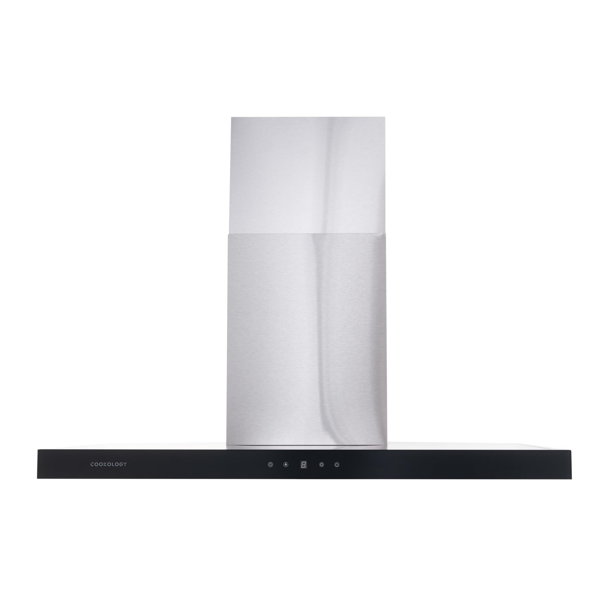 Cookology LINT901SS/A++ Touch Control Cooker Hood, A++ Energy Rated, Kitchen Wall Mounted Chimney Extractor Fan, 90cm T-Shaped Box Style, 3 Speed Powerful Extraction - Stainless Steel - 3