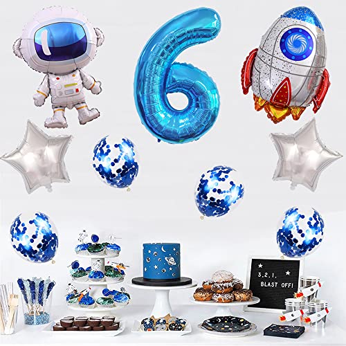Kawailay Set di palloncini con astronauti per