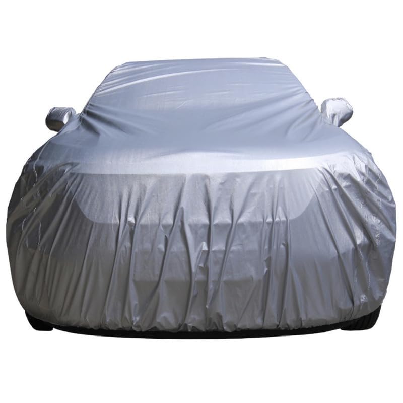Image of NEODRIFT 'CrystalTech' Car Cover for Tata Nexon (100% Water-Resistant, All Weather Protection, Tailored Fit, Multi-Layered & Breathable Fabric) (Colour: Crystal Silver)