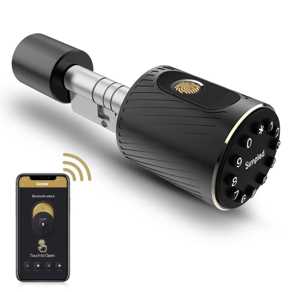 Simpled Smart Cylinders (4 to 8.5cm, Black)