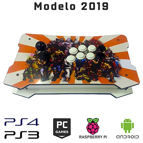 Controle Arcade Fliperama PS4/PS3/PC/Raspberry Pi3/Recallbox 2019