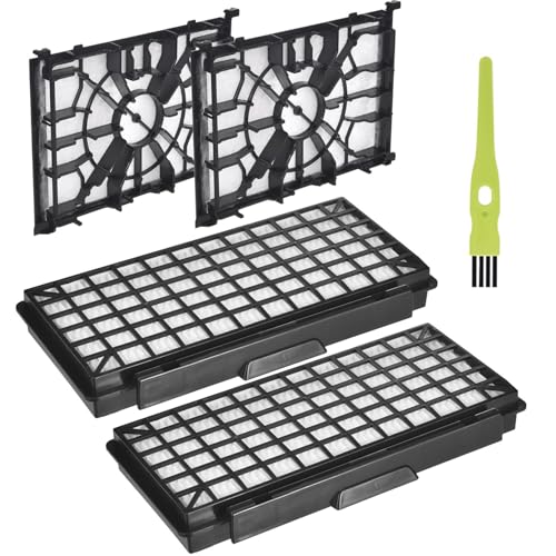 Lot de 2 filtres HEPA + 2 filtres moteur compatibles avec Siemens Q5.0 VSQ5X1230 Extreme SilencePower Filtre pour aspirateur Siemens VZ154HFB VZ02MSF VSQ5X12M1