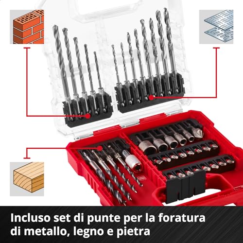 Set di punte e trapani originale Einhell L-CASE da...