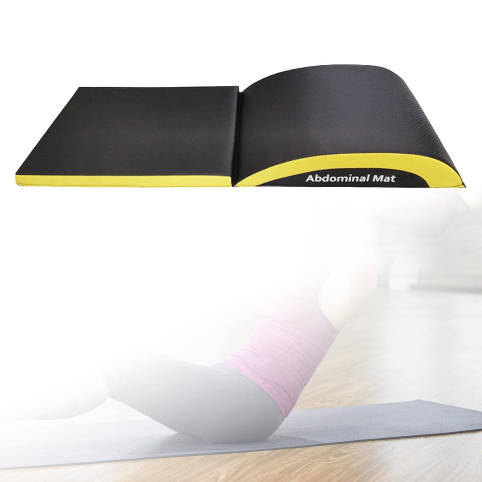 rockible Colchoneta portátil para Ejercicios Abdominales Abdominal Core Trainer Rango Completo Movimiento Gimnasio Estira los músculos Soporte para la Espalda