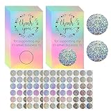 INKNOTE 120pcs Scratch Cards for Small Business Gift Certificates Cardstock and Laser Stickers for Purchase Supporting DIY Coupon Salon Spa Restaurant
