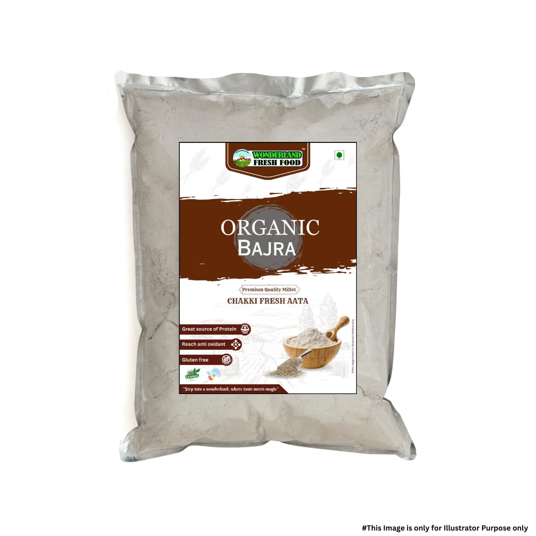 WONDERLAND FRESH FOOD Bajra Flour(2 Kg)For Eating And Cooking|Bajra Atta Bajra Flour|Chakki Fresh Atta|Pure Bajra Grains Atta Produce Of India From Wonderland Farms (B0CHMY9ZSV) Amazon Price History, Amazon Price Tracker