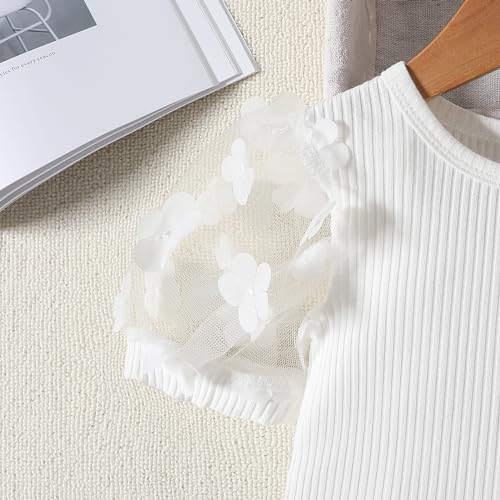 Toddler Baby Girl Skirts Outfit Spring Summer Kids Clothes Sleeveless Knit Vest Top + Pleated A-Line Skirt Set4