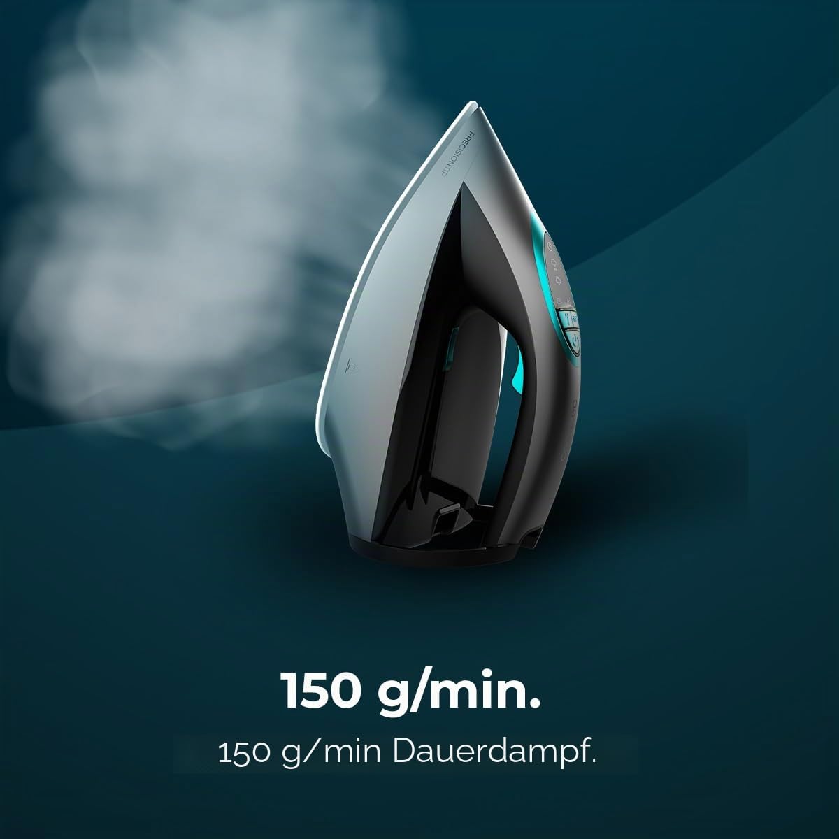 Cecotec Horizontalbügeleisenstation IronHero 3200 Station Essential. 3200W, 8 Bar Druck, Dauerdampf 150g/min, Extra-Dampfstoß 420g/min, Turbo Slide Sohle, Auto Abschaltung, Cyclo Clean, Antikalkfilter