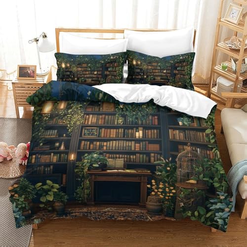 Housse de couette imprimée 3D couple de chats mignons 260x220cm