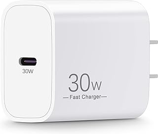 30W Fast Charger for iPhone/iPad, USB C Fast Wall Charger Plug Type-C Charging Block Power Adapter for iPhone 15/14/13/12/11 Pro Max/XS/XR, iPad Pro, Samsung S23/S22/S21/S20 Ultra, Google Pixel 7/6/5