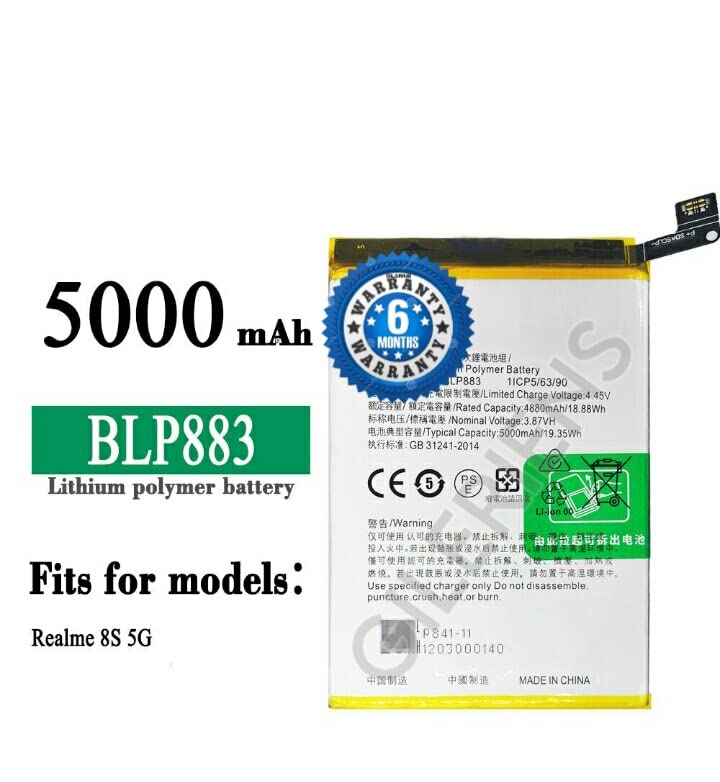 Image of Original BLP883 Battery for Oppo 8S 5G Battery with 6 Month warrenty**** (Z000117)