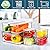 NISILIN 14 Pack Fridge Organizers and Storage - Refrigerator Organizer Bins with Lids, BPA-Free Fridge Organization, Fruit Storage Containers for Fridge, Vegetable, Food, Drinks, Cereals, Clear