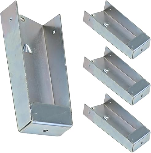 Boxer Paquete de 4 Fundas de Bolsillo de Estaca para Remolque Utilitario para Camiones y Remolques de Plataforma Plana - Estilo Fleming