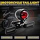 Katur, Motorrad-Rücklicht, 12 V, in Rot, Bremse Stop Running, 1 Stück