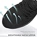 XKOWUO Men's Running Walking Shoes Sneakers Tennis Fitness Athletic Shoes Non Slip On Sports Casual Workout Shoe Lightweight Comfortable Gym Fashion Breathable Mesh Trainer Black Size US 8.5