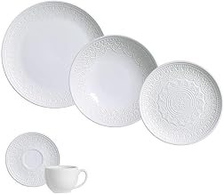 APARELHO DE JANTAR 20 PEÇAS AGRA BRANCO