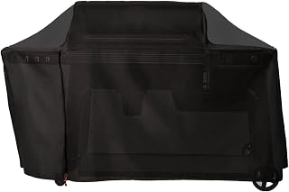 Fizentia Grill Cover for Traeger Grills,600D Waterproof Cover for Woodridge Electric Pro Wood Pellet Grill and Smoker,Outdoor Wood Pellet Smoker Covers for Woodridge Ellite (X-Large 67x27x47 in)