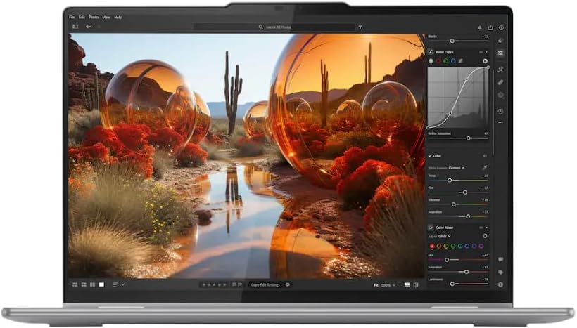 Lenovo Yoga 7 2-in-1 16" WUXGA Touchscreen Laptop |AMD Ryzen 7 8840HS|AMD Radeon Graphics|Backlit|Fingerprint|Copilot| 16GB RAM DDR5 | 512GB SSD | Windows 11 Home | Bundle with Stylus Pen image 5