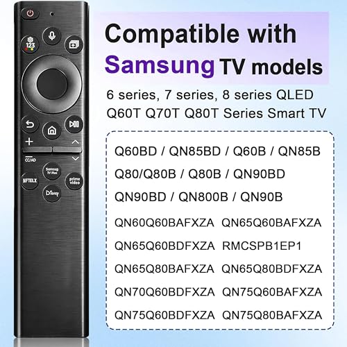 Télécommande vocale Samsung BN59-01385A contrôle intelligent 4K 8K - 2