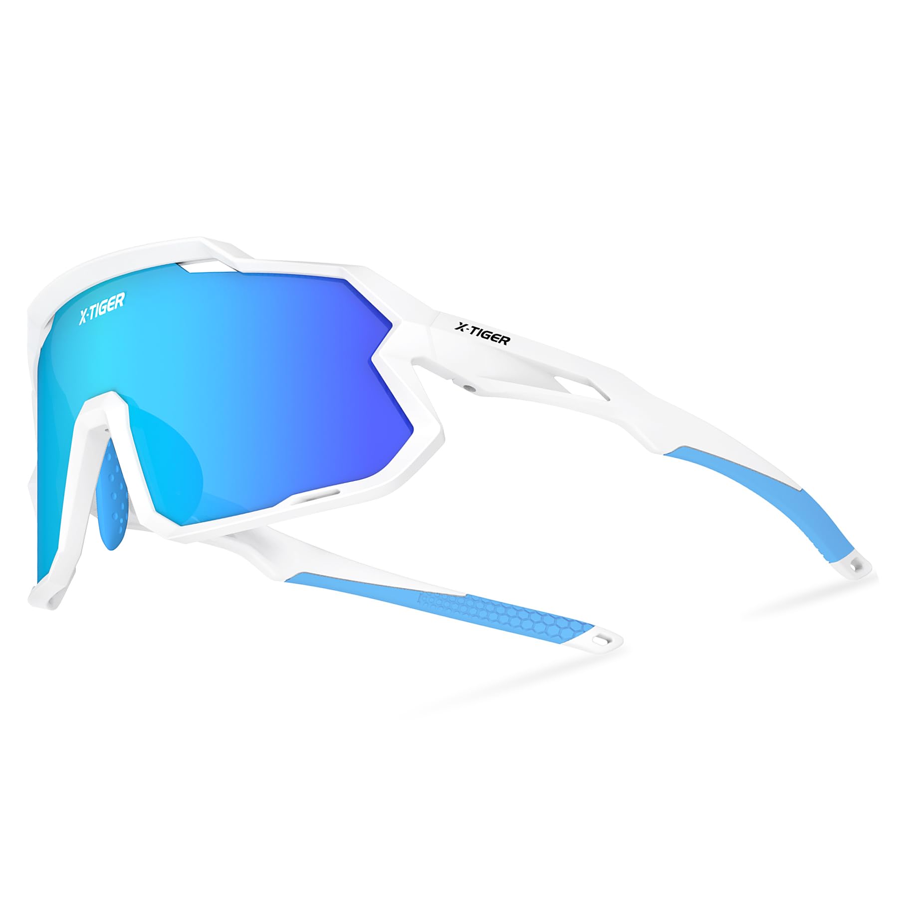 X-TIGER Occhiali da Sole Ciclismo Adatto a ragazze e ragazzi dai 6 ai 14 anni Occhiali Polarizzati per Bici MTB Bambini Ragazzi Occhiali Sportivi per Ciclismo Running UV400