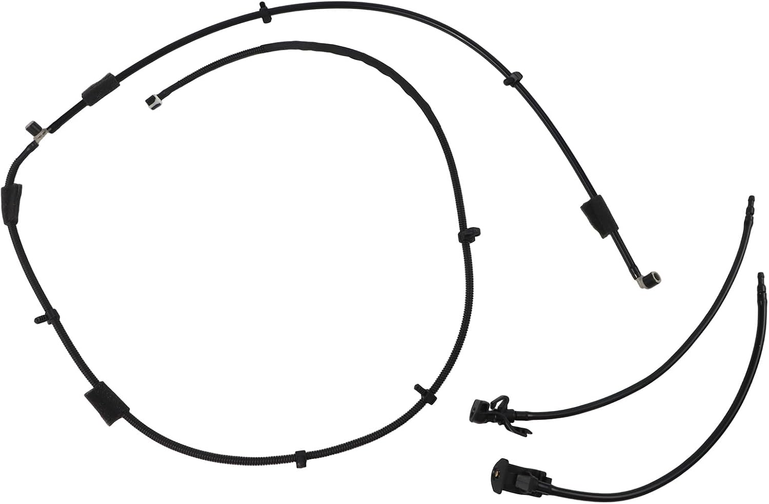 Windshield Washer Hose and Nozzle for Ford Explorer 2011-2015, Upper Sprayer Jets Replacement Part BB5Z-17A605-A AR3Z-17603-A