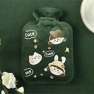 Heet watertasfles Cartoon Warme Mini Draagbare Pluche Wasbare Water Injectie Explosieveilige Warm Handen Tas S-Pattern4…
