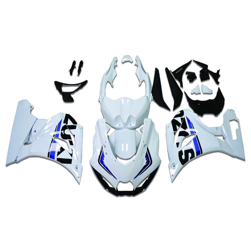 Amazon.com: YTL White Full Fairing Fit for Suzuki 2017-2026 GSXR