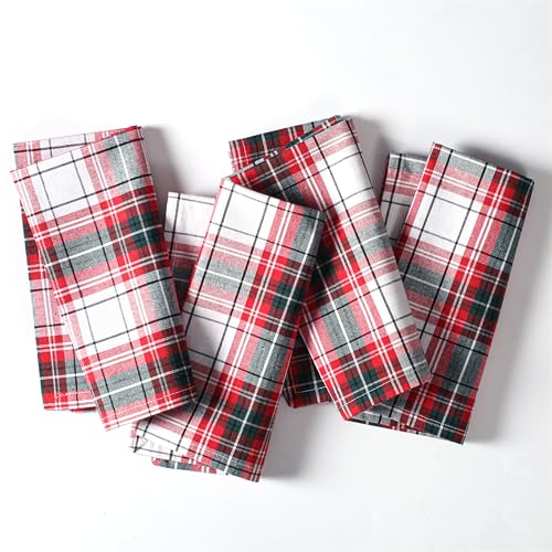 Servilletas de Tela Cuadradas Rojas Palisa Pack 4 miniatura 1