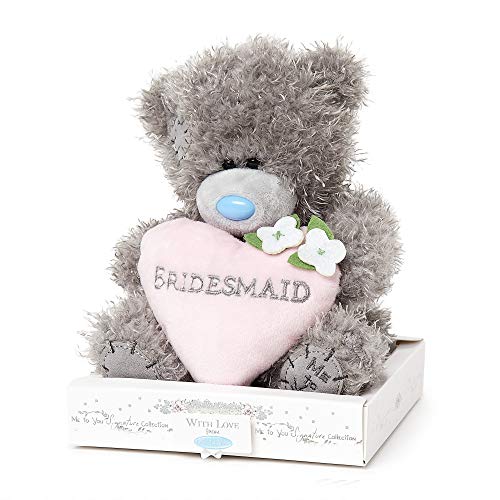 Me To You AP701043 Tatty Teddybär für Brautjungfern, Liebe, Geschenk, Blau, Grau, Rosa, Weiß – Bild 3