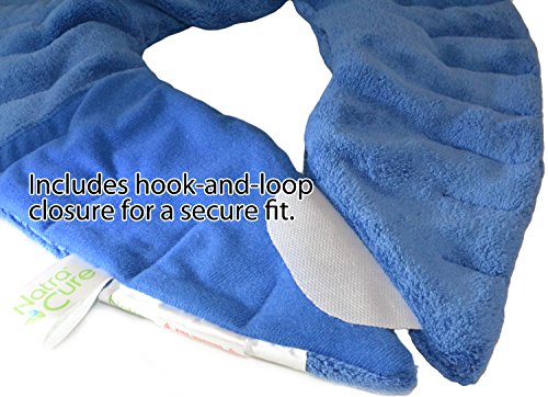 NatraCure Microwaveable Moist Heat Wrap (w/Clay Beads) - (Hot Therapy Pack and Heating Pain Relief Pad for Neck, Shoulders, Body)