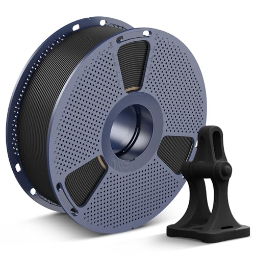 SUNLU High Speed PLA+2.0 Filament 1.75mm, Sehr Flüssige Rapid 3D Drucker Filament PLA Plus 2.0, Hohe Geschwindigkeit PLA+2.0 Entwickelt für Schnelles 3D Drucken. (1KG Schwarz)