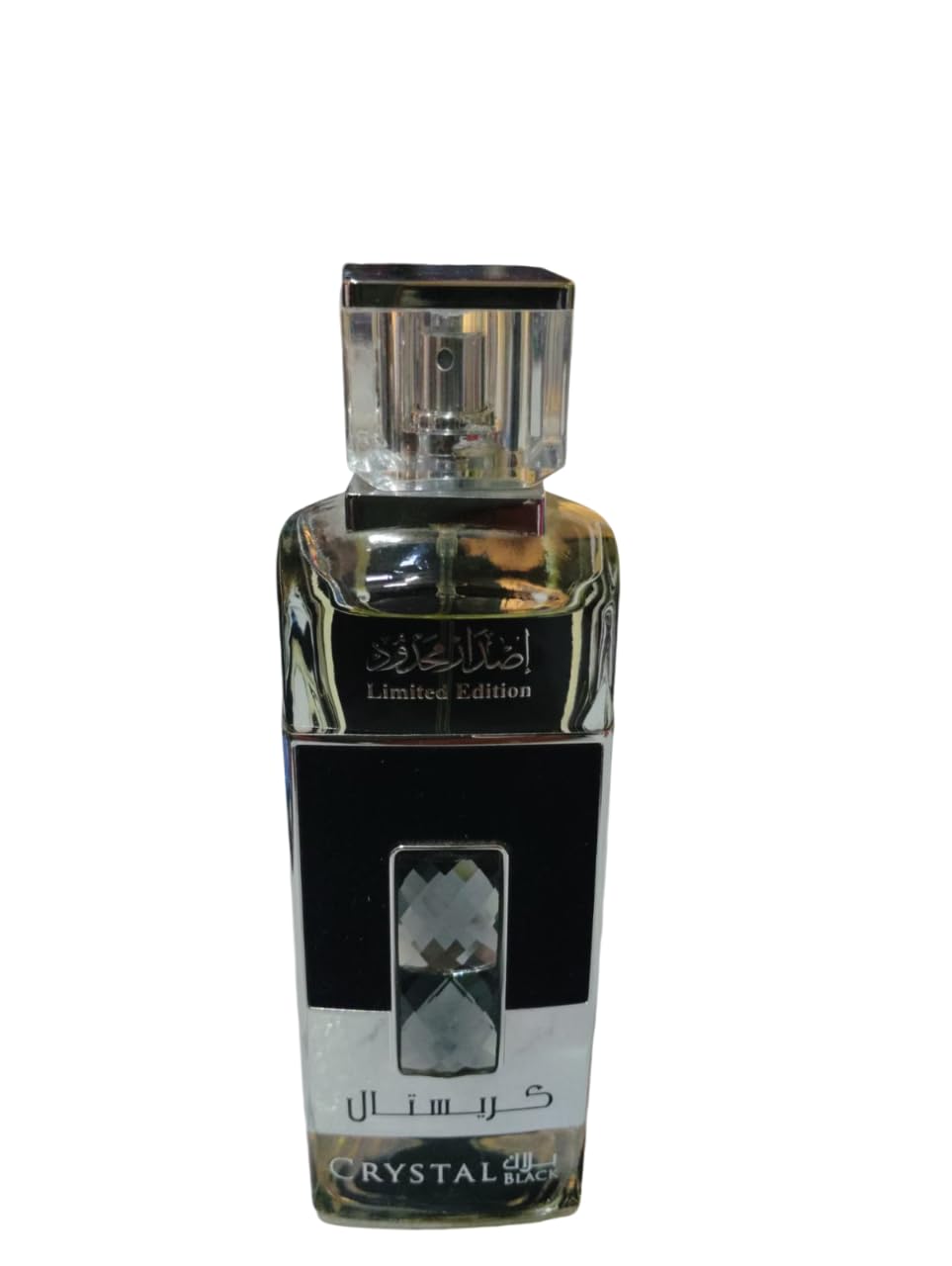 Ard Al Zaafran Crystal Black 100ml Eau de Parfum - Unisex Fragrance with Oud, Saffron, Amber, and Musk
