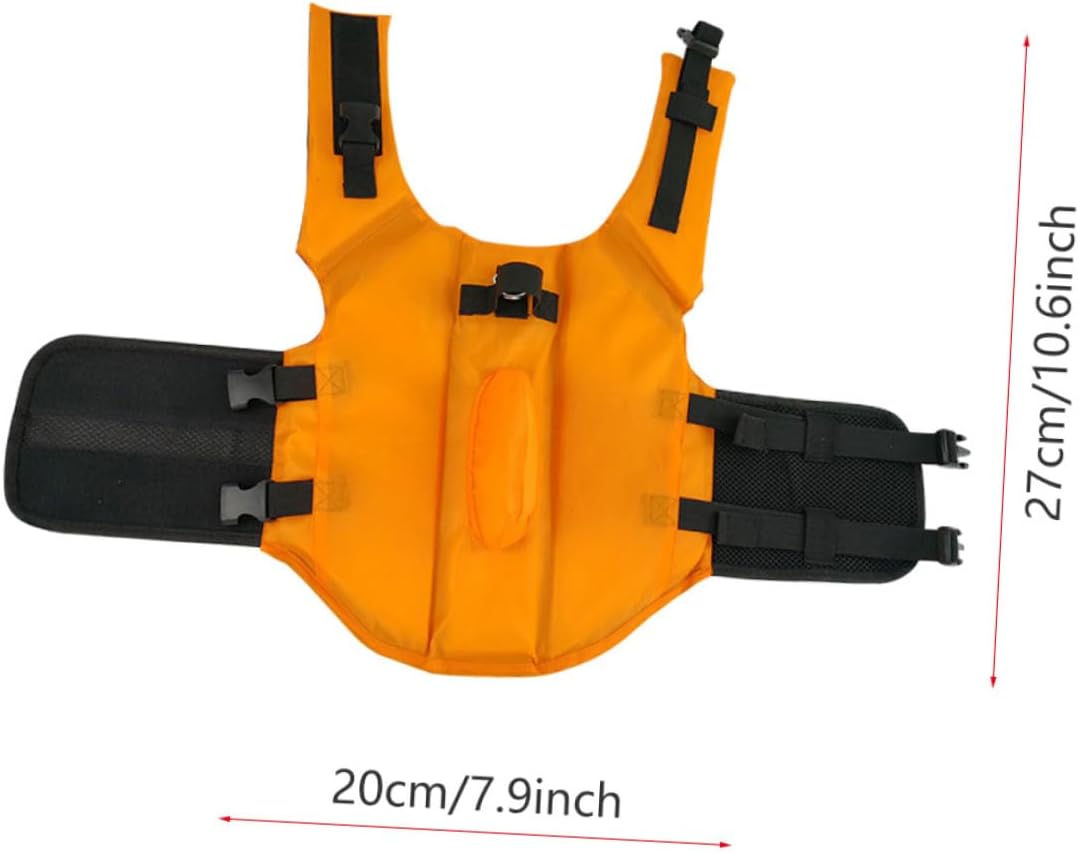 Artibetter Dog Floatation Vest with Handle, Adjustable Life Jacket for Small and Medium Dogs, Orange S Size, Pet Safety Swimwear for Water Activities