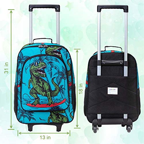 Gxtvo Kids Luggage With Wheels For Boys, Dinosaur Rolling Carry On Suitcase For Toddler Children #TOP3