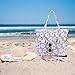 Bluboon Beach Pool Bags Tote for Women Ladies Large Gym Tote Carry On Bag With Wet Compartment for Weekender Travel Waterproof