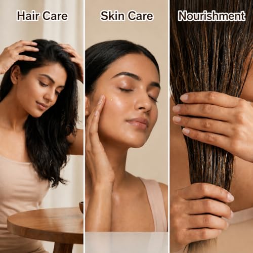Image of AROMATICO Kalonji Oil for Hair Growth & Skin - Black Seed Oil for Hair Fall, Scalp Health & Hair Thickening | Nigella Sativa | Starter Size | 100ml