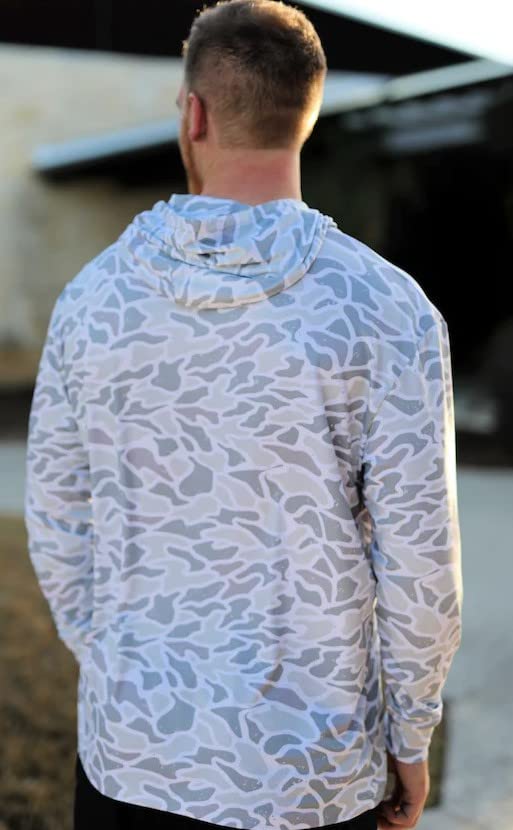 Burlebo Men’s Performance Hoodie – Lightweight Long Sleeve Pullover, Athletic Fit, Moisture-Wicking, Sun Protection2