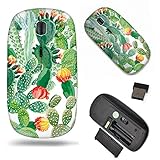 Wireless 2.4G Computer Laptop Mouse Mice/Cactus Exotic Wallpaper