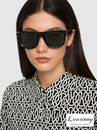 Retro Sunglasses for Men Women, Wide Temples Mens Fashion Sunglasses Square Frame Shades for Men UV400 Glasses3