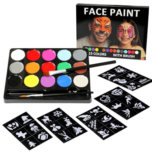 Face Painting 15 Colori – Pittura per Viso e Corpo
