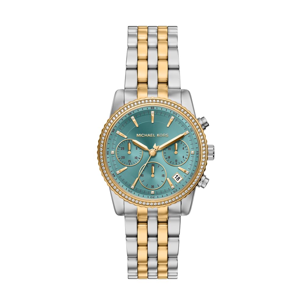 Women's Michael Kors Bryant Chronograph 35Mm Two Tone Watch