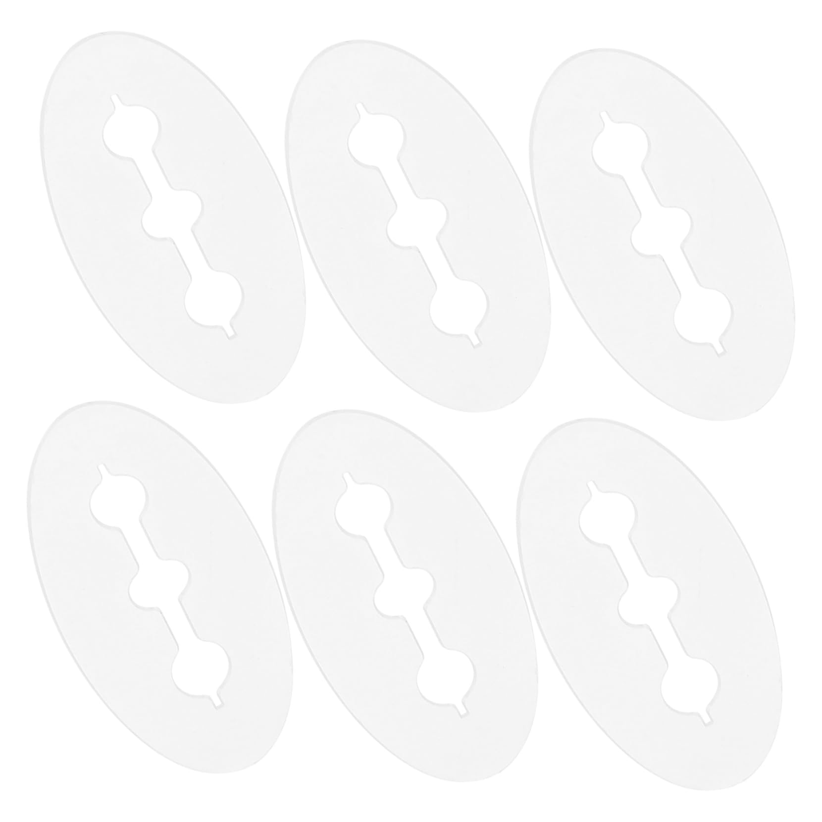 Unomor Sturdy Peg Hook Stopper Discs 100pcs Small Pegboard Hook Locks Reusable Fastener for Display Hangers